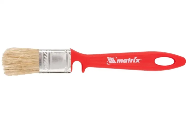Кисть флейцевая "ЭМАЛИ" 25х10 мм MATRIX Color Line 83350 купить в Муравленко