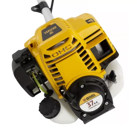 Триммер бензиновый DTL-37-4T, 4-тактный, 37 см3, неразъемная штанга, состоит из 2 частей Denzel 96267 купить в Муравленко