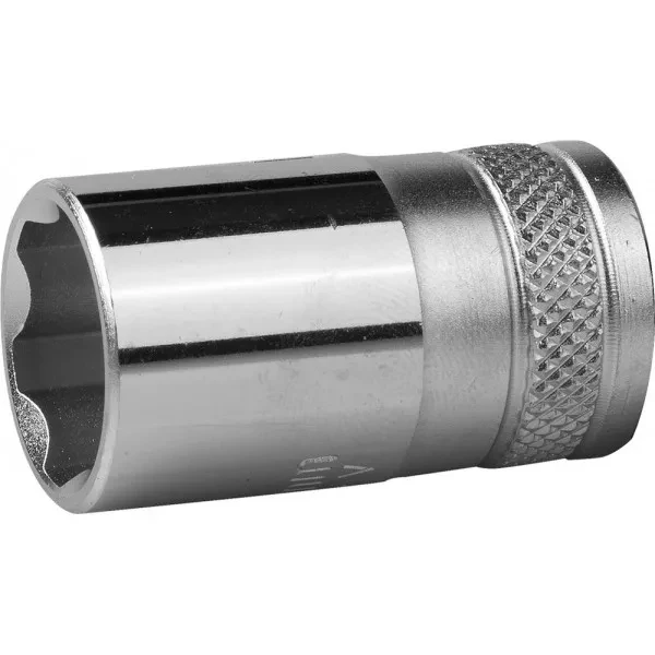 Торцовая головка KRAFTOOL "INDUSTRIE QUALITAT", Cr-V, SUPER-LOCK, хромосатинированная, 1/2", 16 мм 27801-16_z01 купить в Муравленко