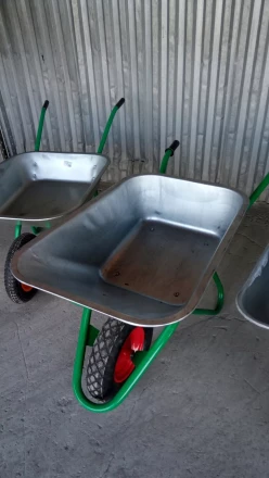 Тачка садово-строительная усиленная грузоподъемность 200 кг объем 90 л PALISAD 68935 купить в Муравленко