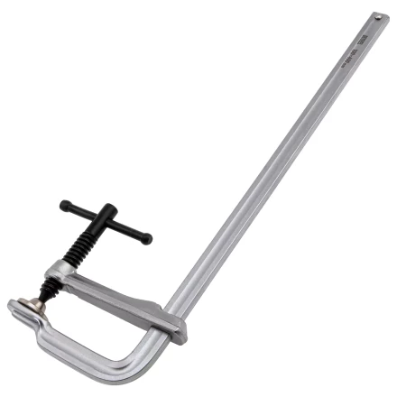 Струбцина F-образная Denzel 20471, 100x400мм, кованая купить в Муравленко