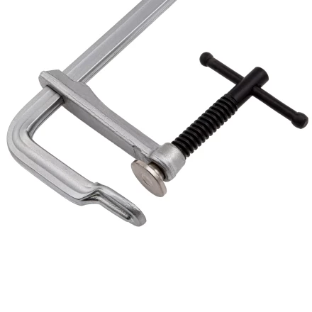 Струбцина F-образная Denzel 20471, 100x400мм, кованая купить в Муравленко