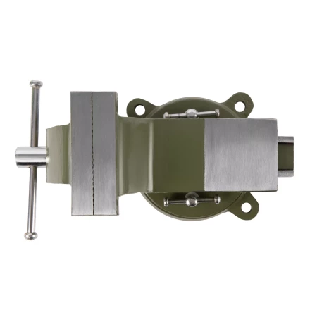 Тиски слесарные Сибртех 18618, 100 мм, стальные, поворотные купить в Муравленко