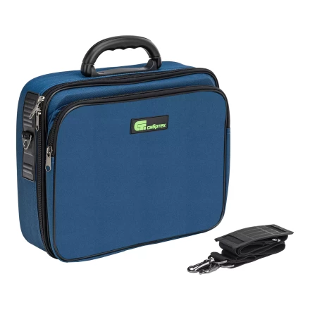 Кейс монтера Сибртех 90236, 365х300х110 мм, 10 карманов, наплечный ремень купить в Муравленко