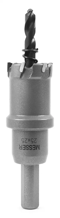 ТСТ коронка MESSER 25X25 с центрирующим сверлом и толкающей пружиной купить в Муравленко