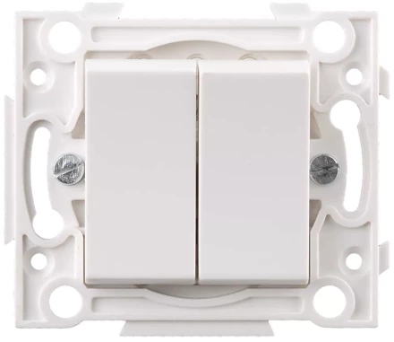 Выключатель СВЕТОЗАР двойной SV-55230-2 купить в Муравленко