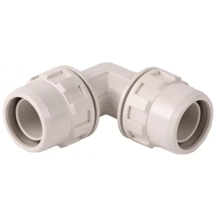 Соединитель ЗУБР &quot;ШиреФит&quot; угловой 90° &quot;штуцер с гайкой - штуцер с гайкой&quot;, 32мм 51492-32 купить в Муравленко