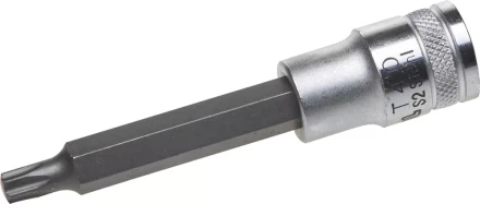Торцовая бита-головка KRAFTOOL &quot;INDUSTRIE QUALITAT&quot;, удлиненная, материал S2, TORX, сатинированная, 1/2&quot;, Т40 27906-40_z01 купить в Муравленко
