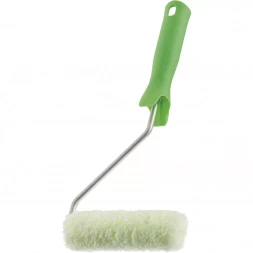 Мини-валик в сборе "Работы с древесиной" 110 мм ворс 12 мм D 16 мм D ручки 6 мм микроволокно Сибртех 80596