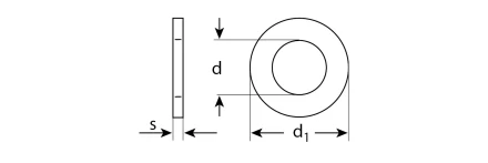 Шайбы DIN 125A пакет серия МАСТЕР купить в Муравленко