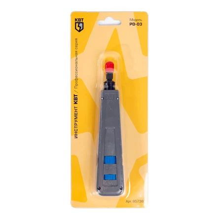 Инструмент КВТ PD-03 для заделки витой пары с ножом (85738) купить в Муравленко