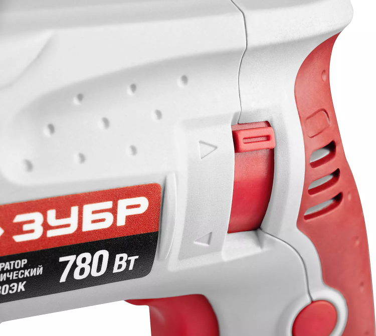 Перфоратор ЗУБР SDS-plus, реверс, 3 Дж, 0-1100 об/мин, 0-4500 уд/мин, 780Вт, кейс ЗП-780ЭК купить в Муравленко