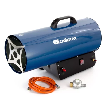 Газовая тепловая пушка СТГ-50, 50 кВт, 1400 м3/ч, пропан-бутан Сибртех 96454 купить в Муравленко