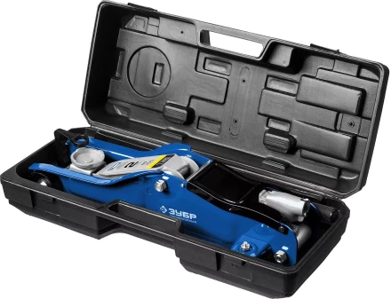 Домкрат гидравлический подкатной T35, 2т, 85-330мм, в кейсе, ЗУБР Профессионал 43056-2-K купить в Муравленко