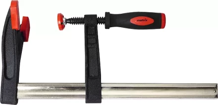 Струбцина F-образная, 600 х 120 х 715 мм, двойной упор MATRIX MASTER 20415 купить в Муравленко