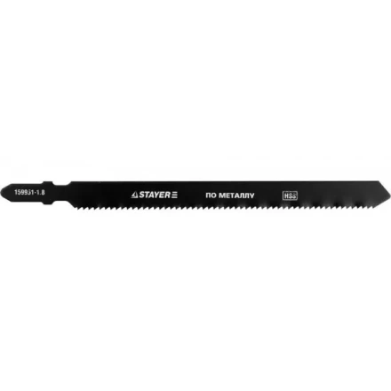 Полотна STAYER &quot;PROFI&quot;, T318B, для эл/лобзика, HSS, по металлу (2,5-6мм), EU-хвост., шаг 1,8мм, 110мм, 2шт 159951-1.8_z01 купить в Муравленко