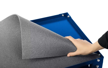 ЗУБР 820 х 405 х 955 мм, инструментальная тележка с выдвижным ящиком + 2 полки, Профессионал (38914) купить в Муравленко