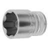 Торцовая головка KRAFTOOL "INDUSTRIE QUALITAT", Cr-V, SUPER-LOCK, хромосатинированная, 1/2", 22 мм 27801-22_z01 купить в Муравленко