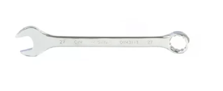 Ключ комбинированный 27 мм CrV полированный хром MATRIX 15172 купить в Муравленко