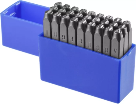 Клейма ЗУБР буквенные латинские, шрифт 5мм 21505-05_z01 купить в Муравленко