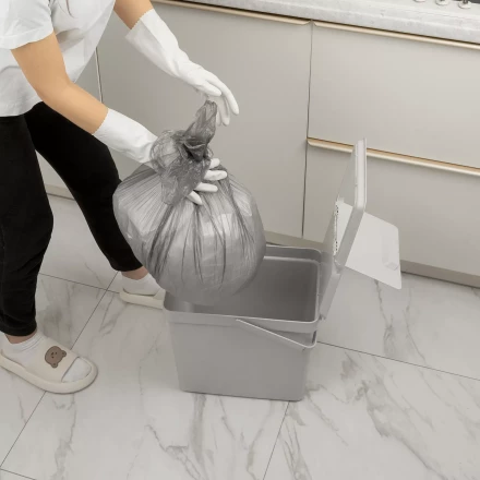 Пакеты для мусора 30 л x 50 шт. серые, Home Palisad 927075 купить в Муравленко