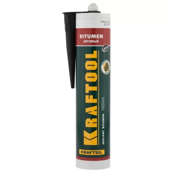 Герметик битумный KRAFTOOL черный, 300мл 41261 купить в Муравленко