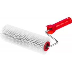 Валик игольчатый ЗУБР "МАСТЕР" для наливных полов в сборе, пластмассовые иглы 13мм, 72х200мм 03952-20