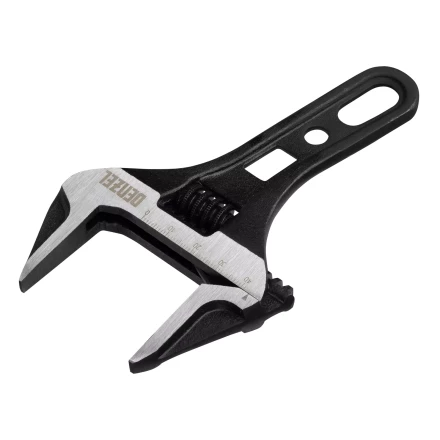 Ключ разводной 155 мм Denzel 15753, CrV, кованый, укороченная рукоятка купить в Муравленко