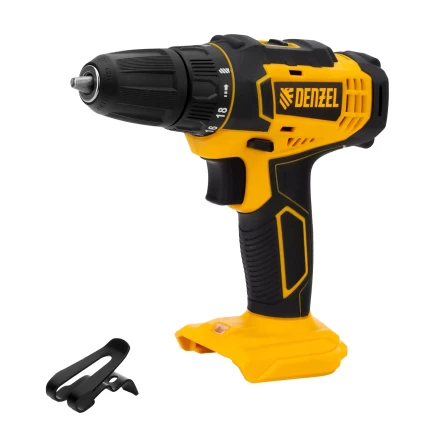 Дрель-шуруповерт аккумуляторная Denzel CDL-18-0 26117, Li-Ion, 18 В купить в Муравленко