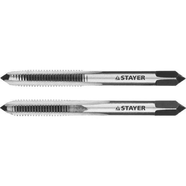 Комплект метчиков STAYER "MASTER", сталь 9ХС, М5х0,8, 2 шт 28025-05-0.8-H2 купить в Муравленко