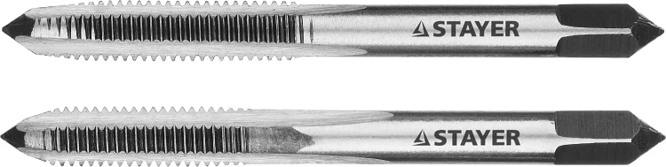 Комплект метчиков STAYER "MASTER", сталь 9ХС, М5х0,8, 2 шт 28025-05-0.8-H2 купить в Муравленко