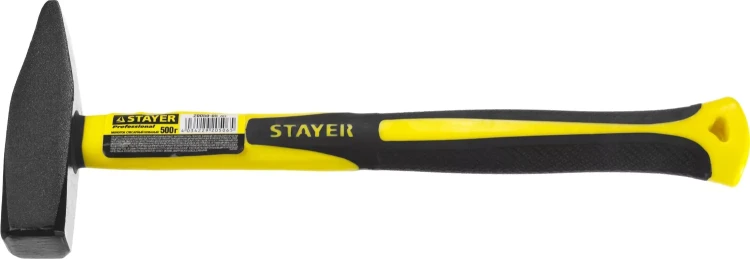 Молоток слесарный Fiberglass 500 г с фиберглассовой рукояткой, STAYER Professional 20050-05 20050-05_z01 купить в Муравленко