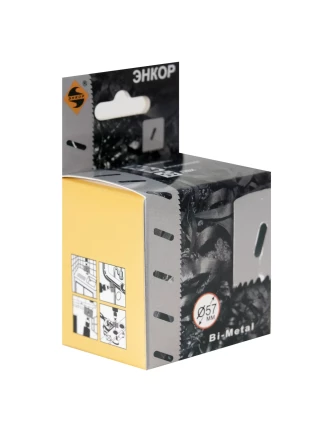Коронка Bi-Metal Ф57 мм М3 Энкор 24157 купить в Муравленко