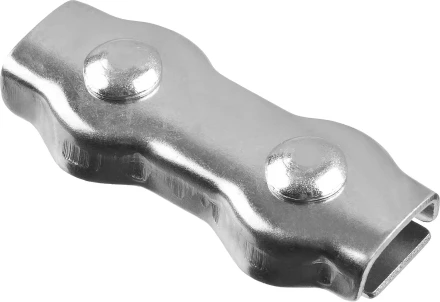 Зажим троса ЗУБР &quot;МАСТЕР&quot; двойной, оцинкованный, 5мм, 2 шт 304446-05 купить в Муравленко