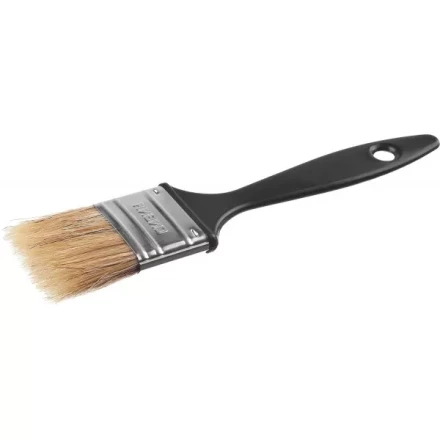 Кисть плоская СИБИН, пластиковая ручка, светлая щетина, 38мм 01008-038 купить в Муравленко