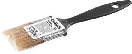 Кисть плоская СИБИН, пластиковая ручка, светлая щетина, 38мм 01008-038 купить в Муравленко