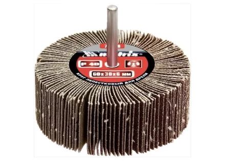 Круг лепестковый для дрели P 80  60 х 20 х 6 мм MATRIX 74114 купить в Муравленко