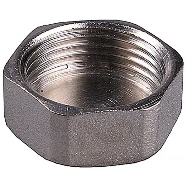 Заглушка GENERAL FITTINGS никелированная латунь, 6-ти гранная головка, внутренняя резьба, 1" 51097-1 купить в Муравленко