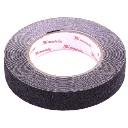 Лента клейкая противоскользящая черная 25 мм x 10 м Matrix 88706 купить в Муравленко