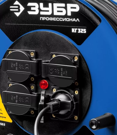 Профессиональные удлинители на стальной катушке КГ 325 силовые серия ПРОФЕССИОНАЛ купить в Муравленко