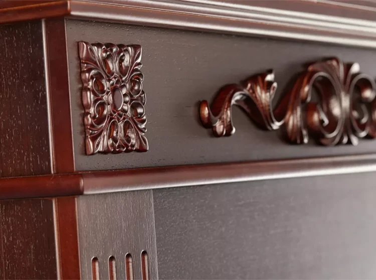 Портал для электрического камина Electrolux Noce 25 шпон темный дуб купить в Муравленко
