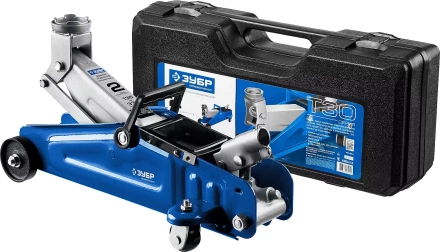 Домкрат гидравлический подкатной T30, 2т, 135-330мм, в кейсе, ЗУБР Профессионал 43053-2-K купить в Муравленко
