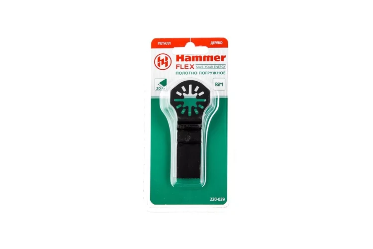 Насадка HAMMER MF-AC 039, BIM, 20*32.5*30мм купить в Муравленко