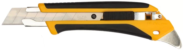 Нож OLFA "AUTOLOCK", двухкомпонентный корпус, 18мм OL-L5-AL купить в Муравленко