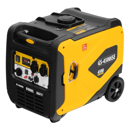 Генератор инверторный GS-4500iSE, 4,5 кВт, 230 В, закрытый корпус,электростартер// Denzel 94714 купить в Муравленко