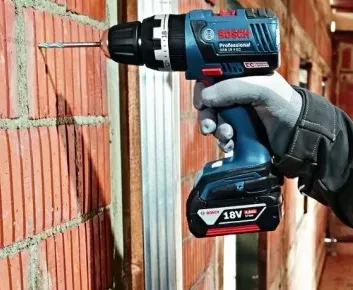 Дрель-шуруповерт аккумуляторная BOSCH GSB 18 V-EC ударная купить в Муравленко