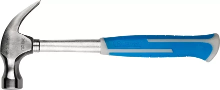 Молоток-гвоздодер ЗУБР цельнометаллический, с двухкомпонентной пластиковой рукояткой, 560г 20250-560_z01 купить в Муравленко