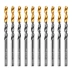 Сверло по металлу, 4,5 мм, HSS-Tin, Golden Tip, 10 шт. Denzel 717211 купить в Муравленко