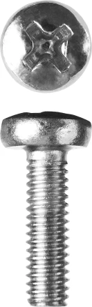 Винт ЗУБР &quot;МАСТЕР&quot; DIN 7985, класс прочности 4.8, оцинкованный, M4x10мм, 5кг 303150-04-010 купить в Муравленко