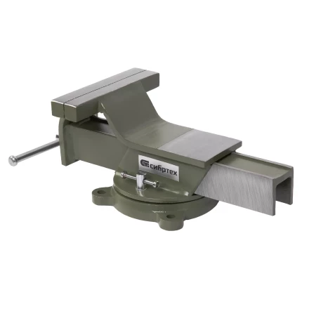 Тиски слесарные Сибртех 18620, 150 мм, стальные, поворотные купить в Муравленко